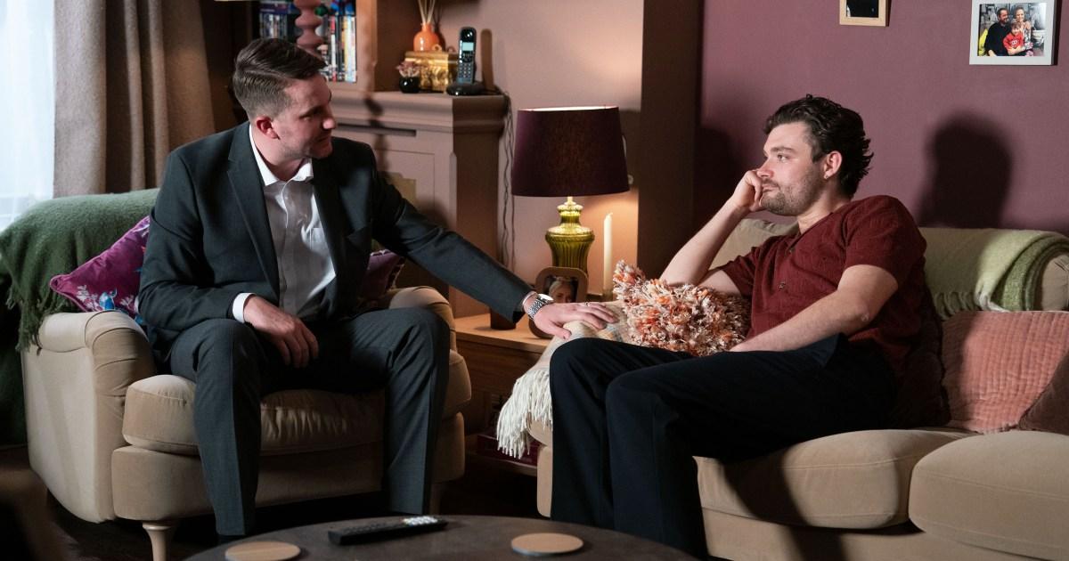 Sparks hissing between Eastenders’ Johnny and Callum in the middle of Warning | Soap